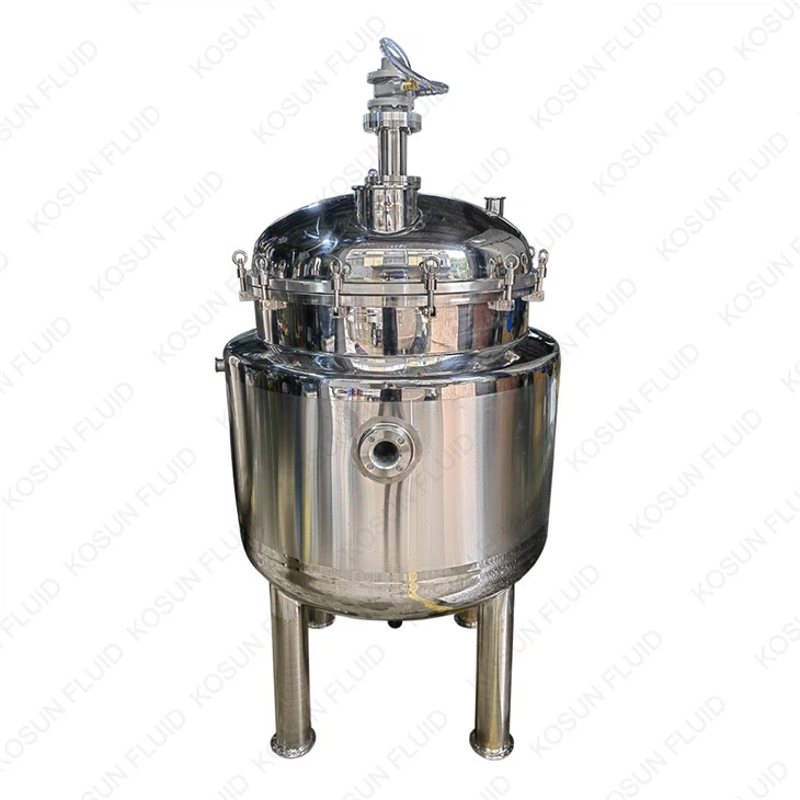 stainless steel pneumatic alcohol mixing tank